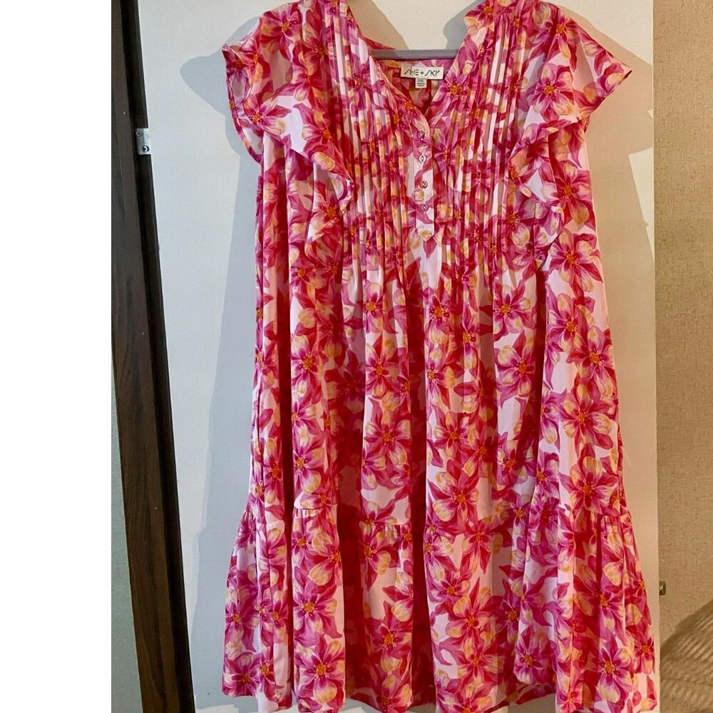 SHE + SKY floral dress